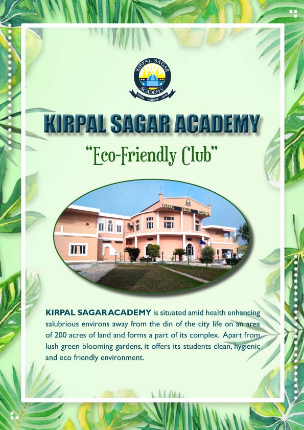 Kirpal Sagar Acedmy   Eco friendly Club